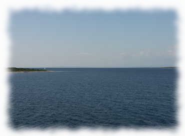 Südspitze von Silba, der Kanal zu Olib und die Insel Olib