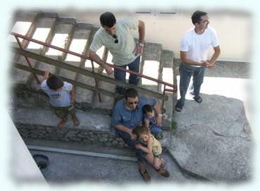 Sandro, Goran, Luka, Vladimir, Ana und Noam