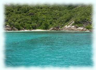 Küstenlinie der Anse Jasmin